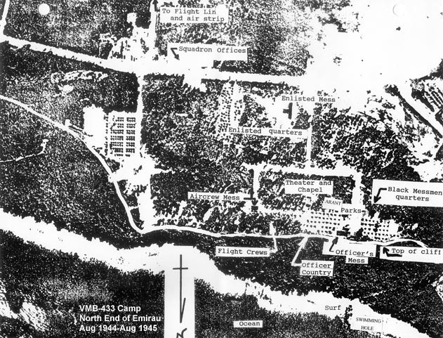 VMB-433 Campsite Aerial Photograph